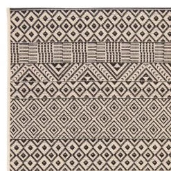 Courtyard Beige/Black 9 ft. x 12 ft. Geometric Indoor/Outdoor Area Rug by SAFAVIEH 14 Courtyard Beige/Black 9 ft. x 12 ft. Geometric Indoor/Outdoor Area Rug by SAFAVIEH -SAFAVIEH Shop beige black safavieh outdoor rugs cy6235 25612 9 77 1000