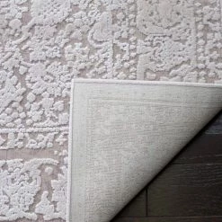 Reflection Beige/Cream 8 ft. x 10 ft. Border Distressed Area Rug by SAFAVIEH 12 Reflection Beige/Cream 8 ft. x 10 ft. Border Distressed Area Rug by SAFAVIEH -SAFAVIEH Shop beige cream safavieh area rugs rft663a 8 66 1000