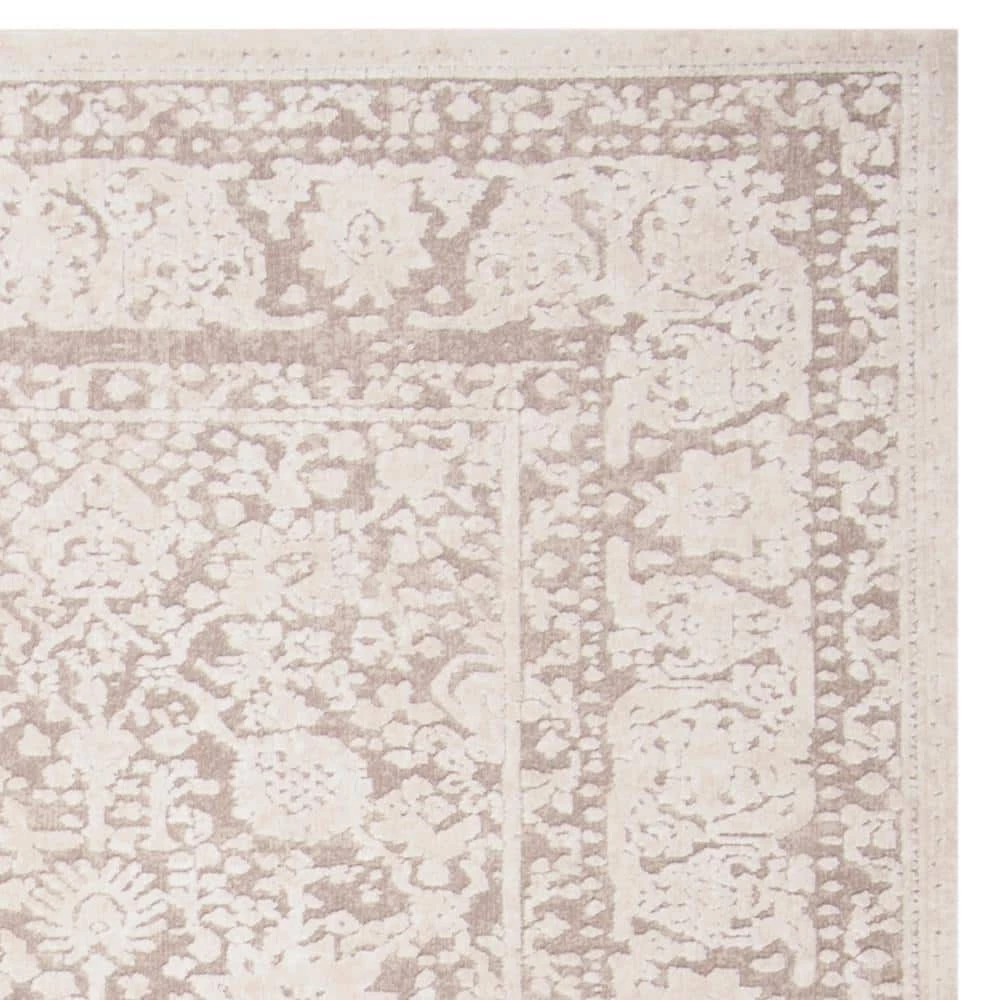 Reflection Beige/Cream 8 ft. x 10 ft. Border Distressed Area Rug by SAFAVIEH 7 Reflection Beige/Cream 8 ft. x 10 ft. Border Distressed Area Rug by SAFAVIEH - Image 7