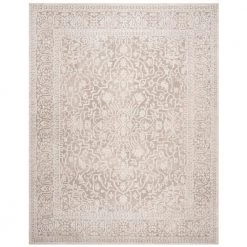 Reflection Beige/Cream 8 ft. x 10 ft. Distressed Floral Area Rug by SAFAVIEH