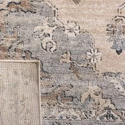 Oregon Beige/Gray 8 ft. x 10 ft. Distressed Floral Medallion Area Rug by SAFAVIEH 10 Oregon Beige/Gray 8 ft. x 10 ft. Distressed Floral Medallion Area Rug by SAFAVIEH -SAFAVIEH Shop beige gray safavieh area rugs ore898b 8 1f 1000