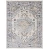 Oregon Beige/Gray 8 ft. x 10 ft. Distressed Floral Medallion Area Rug by SAFAVIEH