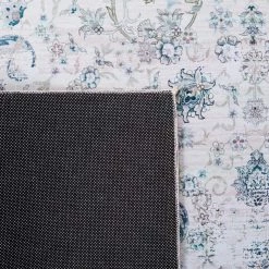 Tuscon Beige/Green 9 ft. x 12 ft. Machine Washable Geometric Border Floral Area Rug by SAFAVIEH 11 Tuscon Beige/Green 9 ft. x 12 ft. Machine Washable Geometric Border Floral Area Rug by SAFAVIEH -SAFAVIEH Shop beige green safavieh area rugs tsn165b 9 66 1000