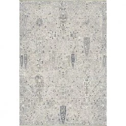 Opulus Beige/Grey/Gold 7 ft. 10 in. x 10 ft. 10 in. Floral Area Rug by Dynamic Rugs