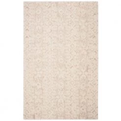 Abstract Beige/Light Brown 9 ft. x 12 ft. Floral Area Rug by SAFAVIEH