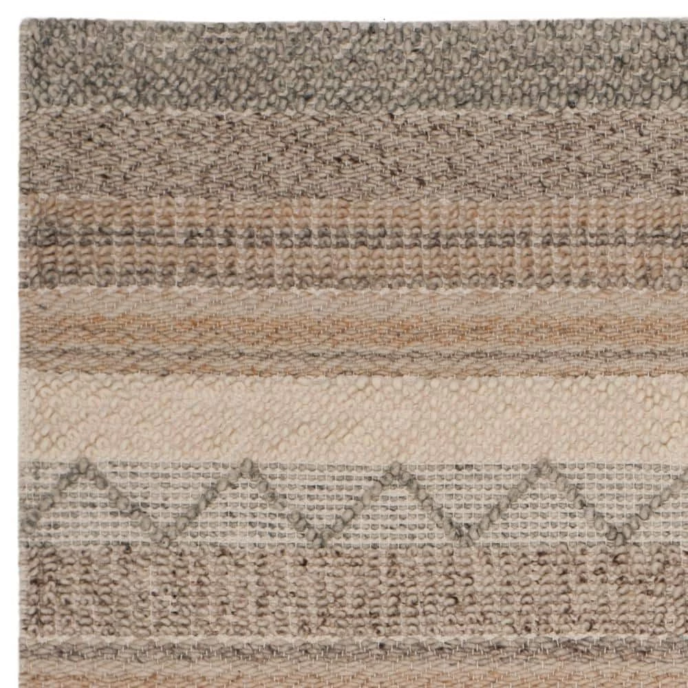 Natura Beige 6 ft. x 9 ft. Striped Gradient Area Rug by SAFAVIEH 6 Natura Beige 6 ft. x 9 ft. Striped Gradient Area Rug by SAFAVIEH - Image 6