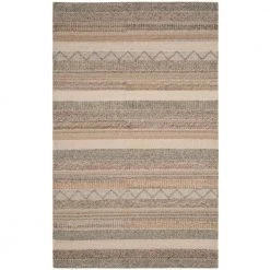 Natura Beige 6 ft. x 9 ft. Striped Gradient Area Rug by SAFAVIEH