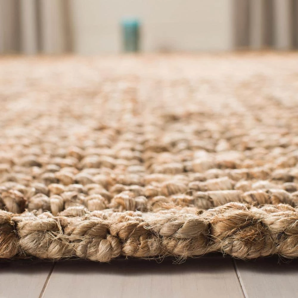 Natural Fiber Beige 9 ft. x 12 ft. Solid Area Rug by SAFAVIEH 3 Natural Fiber Beige 9 ft. x 12 ft. Solid Area Rug by SAFAVIEH - Image 3
