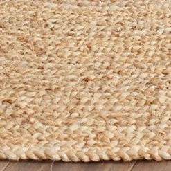 Natural Fiber Beige 7 ft. x 7 ft. Round Solid Area Rug by SAFAVIEH -SAFAVIEH Shop beige safavieh area rugs nf733a 7r fa 1000