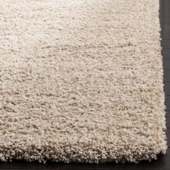 California Shag Beige 8 ft. x 10 ft. Solid Area Rug by SAFAVIEH -SAFAVIEH Shop beige safavieh area rugs sg151 1313 8 40 1000