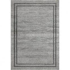 Robin Beige/Taupe/Charcoal 2 ft. x 7 ft. 7 in. Bordered Area Rug by Dynamic Rugs