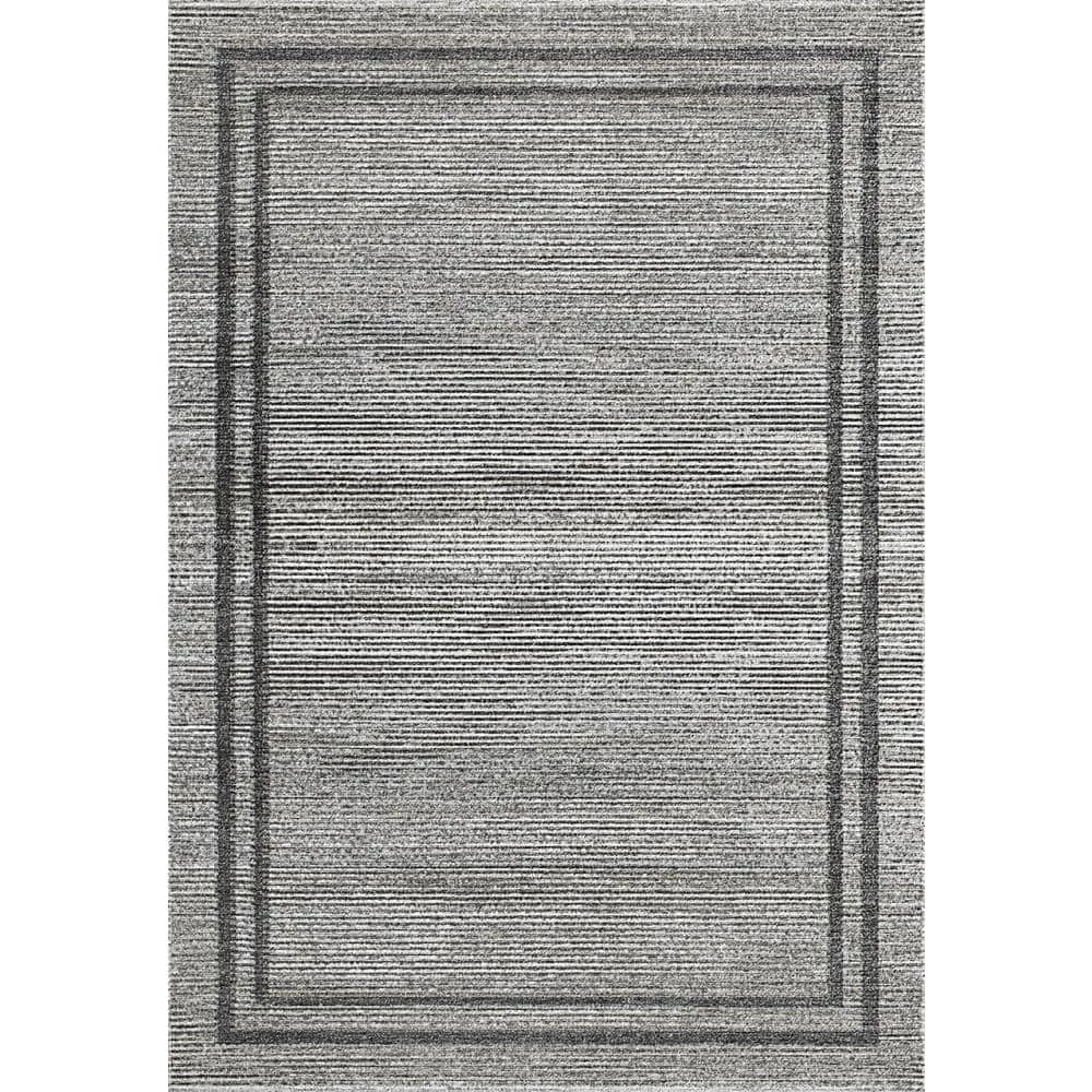 Robin Beige/Taupe/Charcoal 2 ft. x 7 ft. 7 in. Bordered Area Rug by Dynamic Rugs 1 Robin Beige/Taupe/Charcoal 2 ft. x 7 ft. 7 in. Bordered Area Rug by Dynamic Rugs