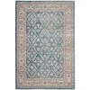 Sofia Blue/Beige 9 ft. x 12 ft. Border Area Rug by SAFAVIEH