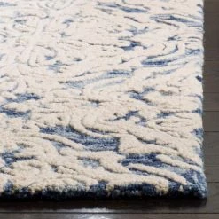 Blossom Blue/Ivory 8 ft. x 10 ft. Diamond Damask Floral Area Rug by SAFAVIEH -SAFAVIEH Shop blue ivory safavieh area rugs blm103m 8 31 1000