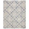 Blossom Blue/Ivory 8 ft. x 10 ft. Diamond Damask Floral Area Rug by SAFAVIEH