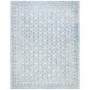 Blossom Blue/Ivory 8 ft. x 10 ft. Border Geometric Area Rug by SAFAVIEH