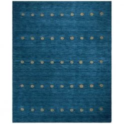 Himalaya Blue 8 ft. x 10 ft. Geometric Area Rug by SAFAVIEH
