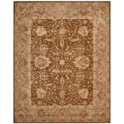 Anatolia Brown/Green 8 ft. x 10 ft. Border Area Rug by SAFAVIEH