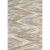 Graphite Brown/Grey/Ivory 5 ft. x 8 ft. Chevron Area Rug by Dynamic Rugs