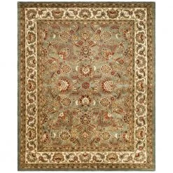 Classic Celadon/Ivory 8 ft. x 10 ft. Border Area Rug by SAFAVIEH