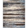 Retro Cream/Blue 9 ft. x 12 ft. Striped Area Rug by SAFAVIEH