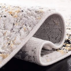 Amalfi Cream/Gold 9 ft. x 12 ft. Abstract Area Rug by SAFAVIEH 15 Amalfi Cream/Gold 9 ft. x 12 ft. Abstract Area Rug by SAFAVIEH -SAFAVIEH Shop cream gold safavieh area rugs amf572a 9 1f 1000