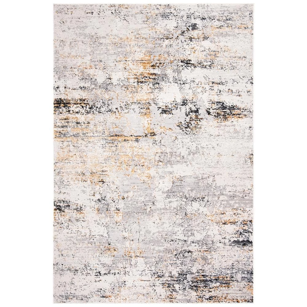 Amalfi Cream/Gold 9 ft. x 12 ft. Abstract Area Rug by SAFAVIEH 1 Amalfi Cream/Gold 9 ft. x 12 ft. Abstract Area Rug by SAFAVIEH