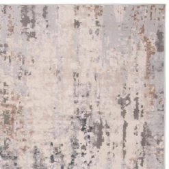 Invista Cream/Gray 9 ft. x 12 ft. Abstract Distressed Area Rug by SAFAVIEH -SAFAVIEH Shop cream gray safavieh area rugs inv432a 9 77 1000