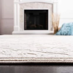 Reflection Cream/Ivory 8 ft. x 10 ft. Border Floral Area Rug by SAFAVIEH 13 Reflection Cream/Ivory 8 ft. x 10 ft. Border Floral Area Rug by SAFAVIEH -SAFAVIEH Shop cream ivory safavieh area rugs rft665d 8 4f 1000