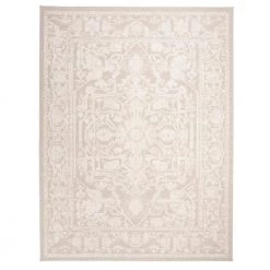 Reflection Cream/Ivory 8 ft. x 10 ft. Border Floral Area Rug by SAFAVIEH