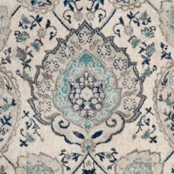 Madison Cream/Light Gray 7 ft. x 7 ft. Round Border Area Rug by SAFAVIEH -SAFAVIEH Shop cream light gray safavieh area rugs mad600c 7r 77 1000