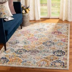 Madison Cream/Multi 9 ft. x 12 ft. Border Area Rug by SAFAVIEH -SAFAVIEH Shop cream multi safavieh area rugs mad611b 9 fa 1000
