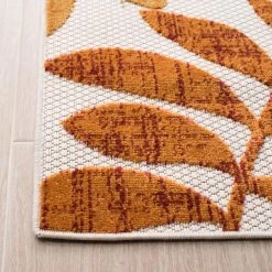 Cabana Cream/Red 9 ft. x 12 ft. Abstract Palm Leaf Indoor/Outdoor Area Rug by SAFAVIEH 10 Cabana Cream/Red 9 ft. x 12 ft. Abstract Palm Leaf Indoor/Outdoor Area Rug by SAFAVIEH -SAFAVIEH Shop cream red safavieh outdoor rugs cbn814a 9 c3 1000