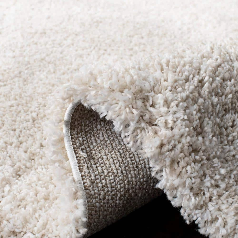 Royal Shag Cream 8 ft. x 10 ft. Gradient Solid Area Rug by SAFAVIEH 6 Royal Shag Cream 8 ft. x 10 ft. Gradient Solid Area Rug by SAFAVIEH - Image 6