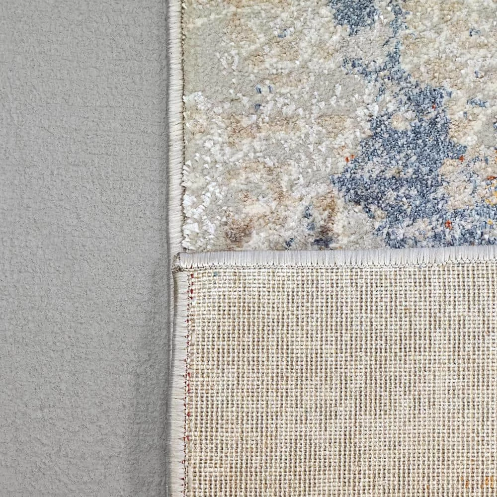 Gold Cream/Silver/Gold/Blue 7 ft. 10 in. x 10 ft. 10 in. Geometric/Abstract Area Rug by Dynamic Rugs 3 Gold Cream/Silver/Gold/Blue 7 ft. 10 in. x 10 ft. 10 in. Geometric/Abstract Area Rug by Dynamic Rugs - Image 3