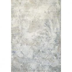 Gold Cream/Silver/Gold 7 ft. 10 in. x 10 ft. 10 in. Geometric Area Rug by Dynamic Rugs