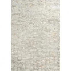 Gold Cream/Silver/Gold 7 ft. 10 in. x 10 ft. 10 in. Abstract Area Rug by Dynamic Rugs