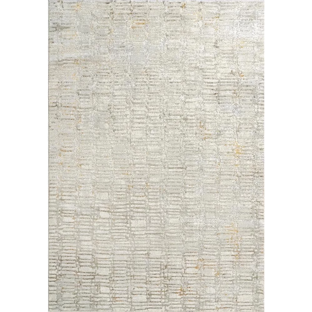 Gold Cream/Silver/Gold 7 ft. 10 in. x 10 ft. 10 in. Abstract Area Rug by Dynamic Rugs 1 Gold Cream/Silver/Gold 7 ft. 10 in. x 10 ft. 10 in. Abstract Area Rug by Dynamic Rugs