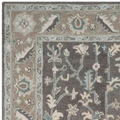 Blossom Dark Grey/Light Brown 8 ft. x 10 ft. Border Area Rug by SAFAVIEH -SAFAVIEH Shop dark gray light brown safavieh area rugs blm217a 8 4f 1000