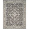 Blossom Dark Grey/Light Brown 8 ft. x 10 ft. Border Area Rug by SAFAVIEH