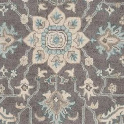 Blossom Dark Grey/Light Brown 8 ft. x 10 ft. Border Area Rug by SAFAVIEH -SAFAVIEH Shop dark gray light brown safavieh area rugs blm217a 8 c3 1000