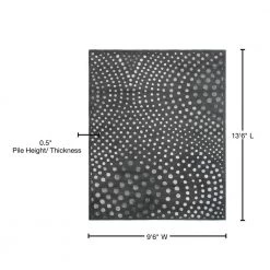 Soho Dark Gray 10 ft. x 14 ft. Geometric Area Rug by SAFAVIEH 14 Soho Dark Gray 10 ft. x 14 ft. Geometric Area Rug by SAFAVIEH -SAFAVIEH Shop dark gray safavieh area rugs soh654a 10 76 1000