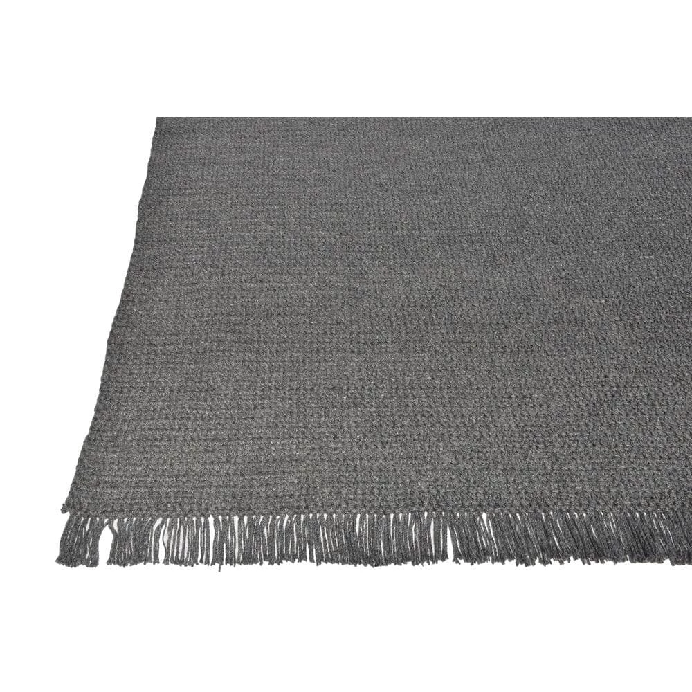 Izzy Dark Grey 8 ft. x 10 ft. Solid Color Area Rug by Dynamic Rugs 3 Izzy Dark Grey 8 ft. x 10 ft. Solid Color Area Rug by Dynamic Rugs - Image 3