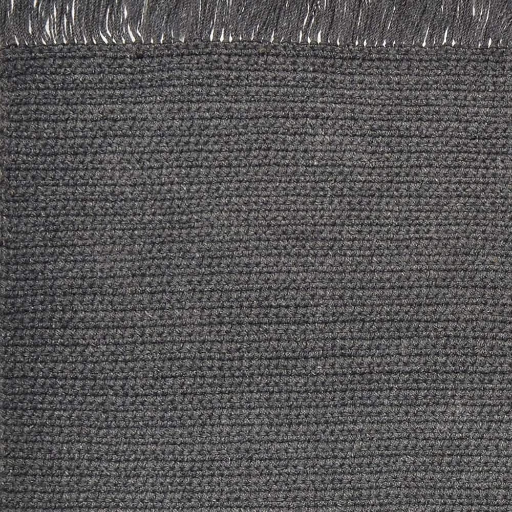 Izzy Dark Grey 8 ft. x 10 ft. Solid Color Area Rug by Dynamic Rugs 2 Izzy Dark Grey 8 ft. x 10 ft. Solid Color Area Rug by Dynamic Rugs - Image 2