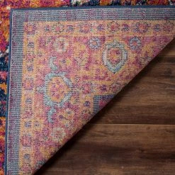 Evoke Fuchsia/Orange 12 ft. x 18 ft. Border Medallion Area Rug by SAFAVIEH 6 Evoke Fuchsia/Orange 12 ft. x 18 ft. Border Medallion Area Rug by SAFAVIEH -SAFAVIEH Shop fuchsia orange safavieh area rugs evk275s 1218 66 1000