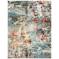 Madison Gray/Blue 8 ft. x 10 ft. Distressed Area Rug by SAFAVIEH