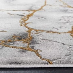 Craft Gray/Gold 9 ft. x 12 ft. Distressed Abstract Area Rug by SAFAVIEH 12 Craft Gray/Gold 9 ft. x 12 ft. Distressed Abstract Area Rug by SAFAVIEH -SAFAVIEH Shop gray gold safavieh area rugs cft877f 9 c3 1000