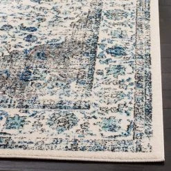 Evoke Gray/Ivory 8 ft. x 10 ft. Border Area Rug by SAFAVIEH -SAFAVIEH Shop gray ivory safavieh area rugs evk220d 8 1f 1000