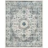 Evoke Gray/Ivory 8 ft. x 10 ft. Border Area Rug by SAFAVIEH
