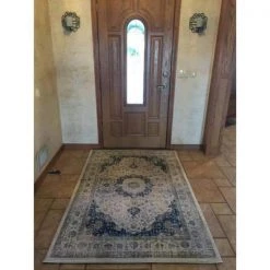 Evoke Gray/Ivory 8 ft. x 10 ft. Border Area Rug by SAFAVIEH -SAFAVIEH Shop gray ivory safavieh area rugs evk220d 8 fa 1000